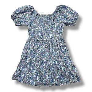 Cat & Jack | Floral Puff Sleeve Dress (M)